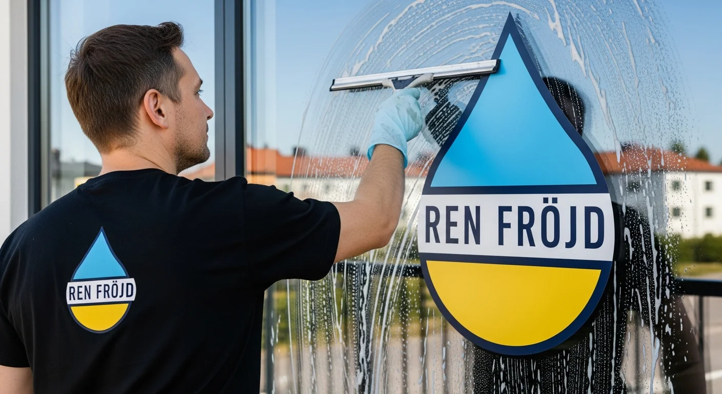 fönsterputsning med rent vatten Västerås
